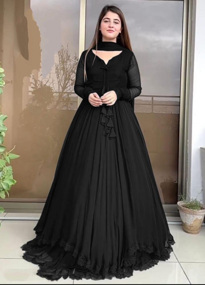 3 pec woman stitched chiffon plan