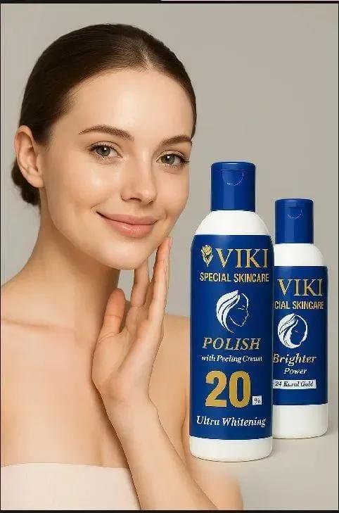 Vicky skin polish whitening brightening all skin type cream