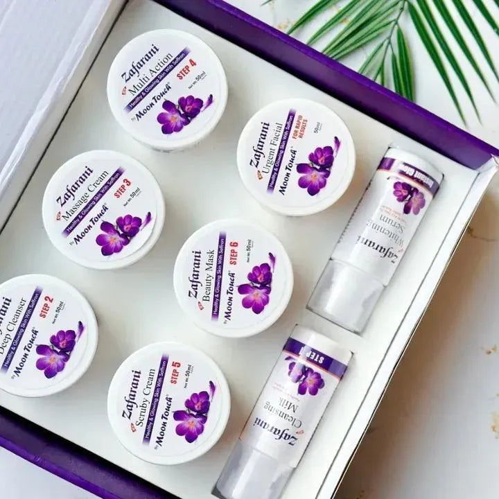 Zarfani whitening facial kit 6 Stap brightening for all skin type