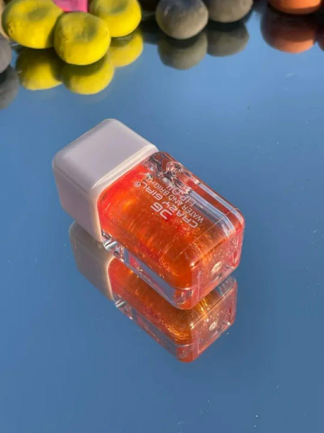 Hydrating lip oil glossy finish  cherry peach shead